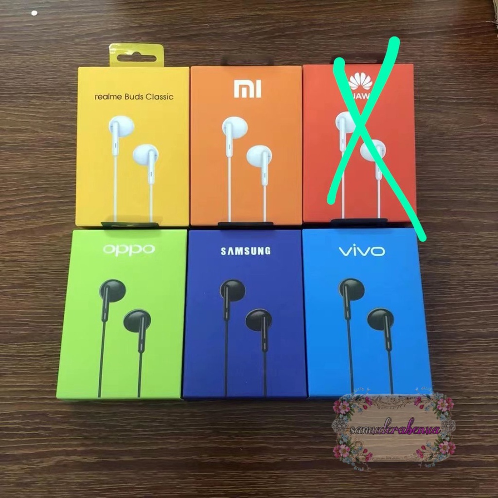 BM045 HF BRANDED R13 MH133 / HEADSET / HEDSET /HANDSFREE / EARPHONE Vivo oppo xiaomi SB951