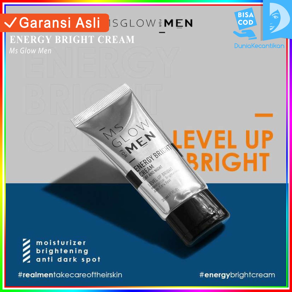 Ms Glow Men Facial Wash Serum Wajah Sunscreen Spray MsGlow For Men Cream Wajah Paket Perawatan untuk Cowok Skincare Pria