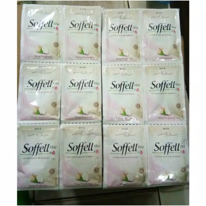 SOFFELL BENGKOANG LOTION ISI 24 SACHET / SOFFEL BENGKOANG SASET / SOFFEL RENCENG