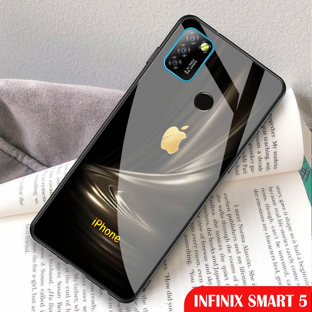 [H02] Softcase Glass Kaca Infinix Smart 5  - Casing Hp Infinix Smart 5  - Case Hp Infinix Smart 5