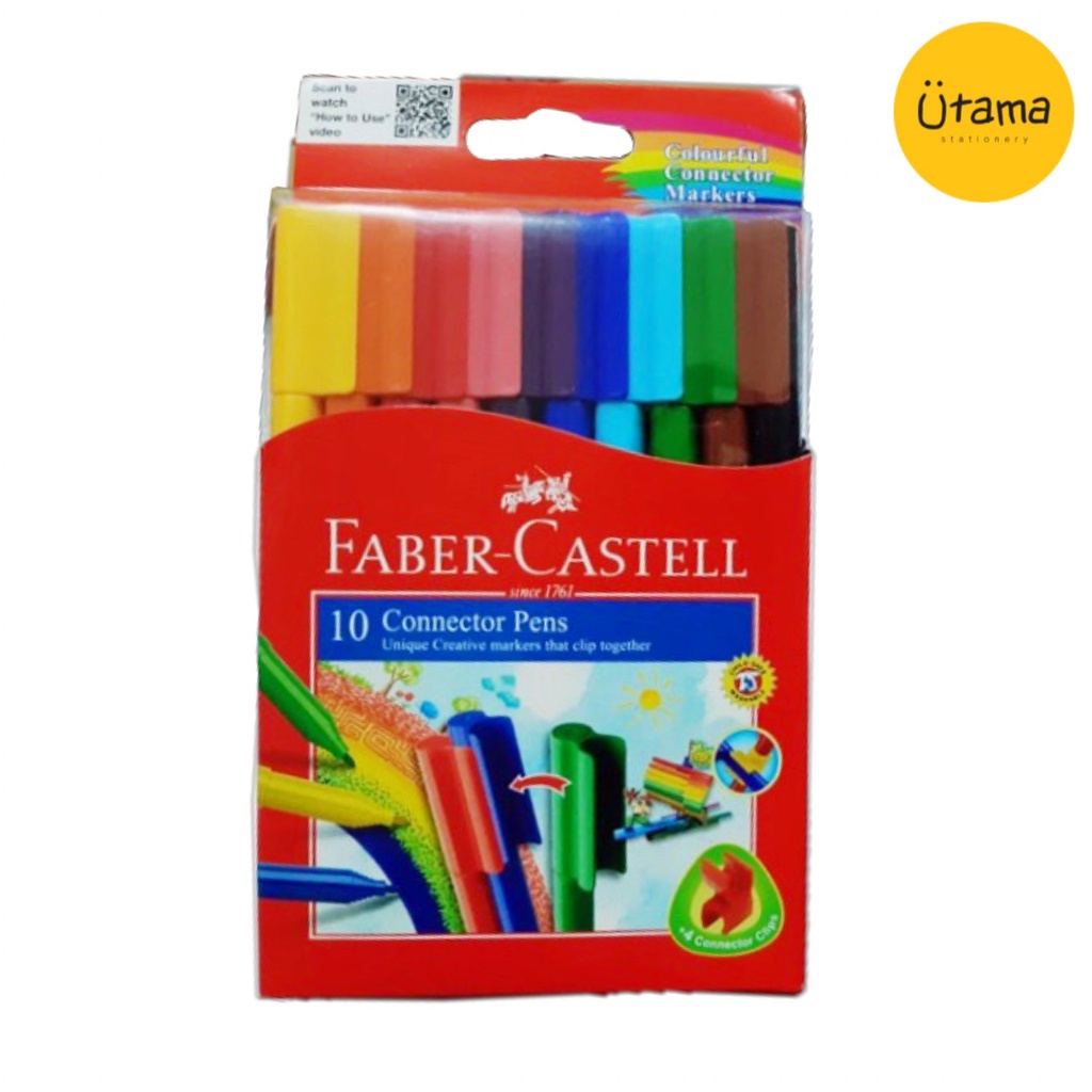 

Spidol Faber-Castell Connector isi 10/Faber Castell/Castel Konektor/Sambung