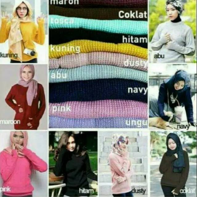SWEATER ROUNHAND | SWEATER RAJUT | GROSIR RAJUT