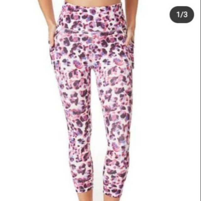Gottex motif highwaist capri