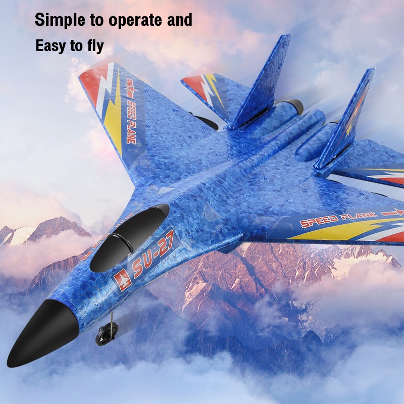 Jojotoy Mainan Pesawat Terbang Remote Control LED Mainan Pesawat RC Terbang Remote Control LED Pesaw