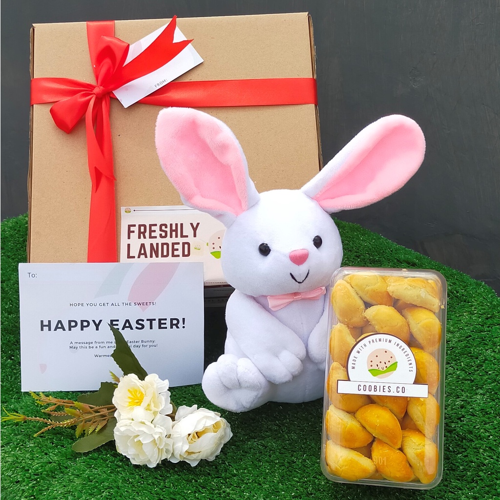 

Coobies Bunny Easter Hampers | Hamper paskah Cookies | Hadiah paskah | Easter Egg Gift