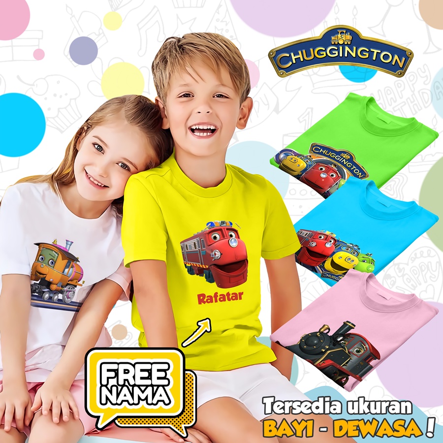 [FREE NAMA!!] Baju Kaos COUPLE  ANAK DAN DEWASA CUGGINGTON BANYAK MOTIF