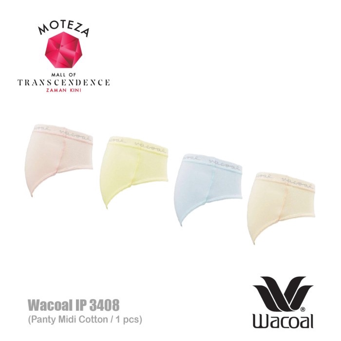 Celana Dalam Wanita - Wacoal Panty Midi Cotton - IP 3408