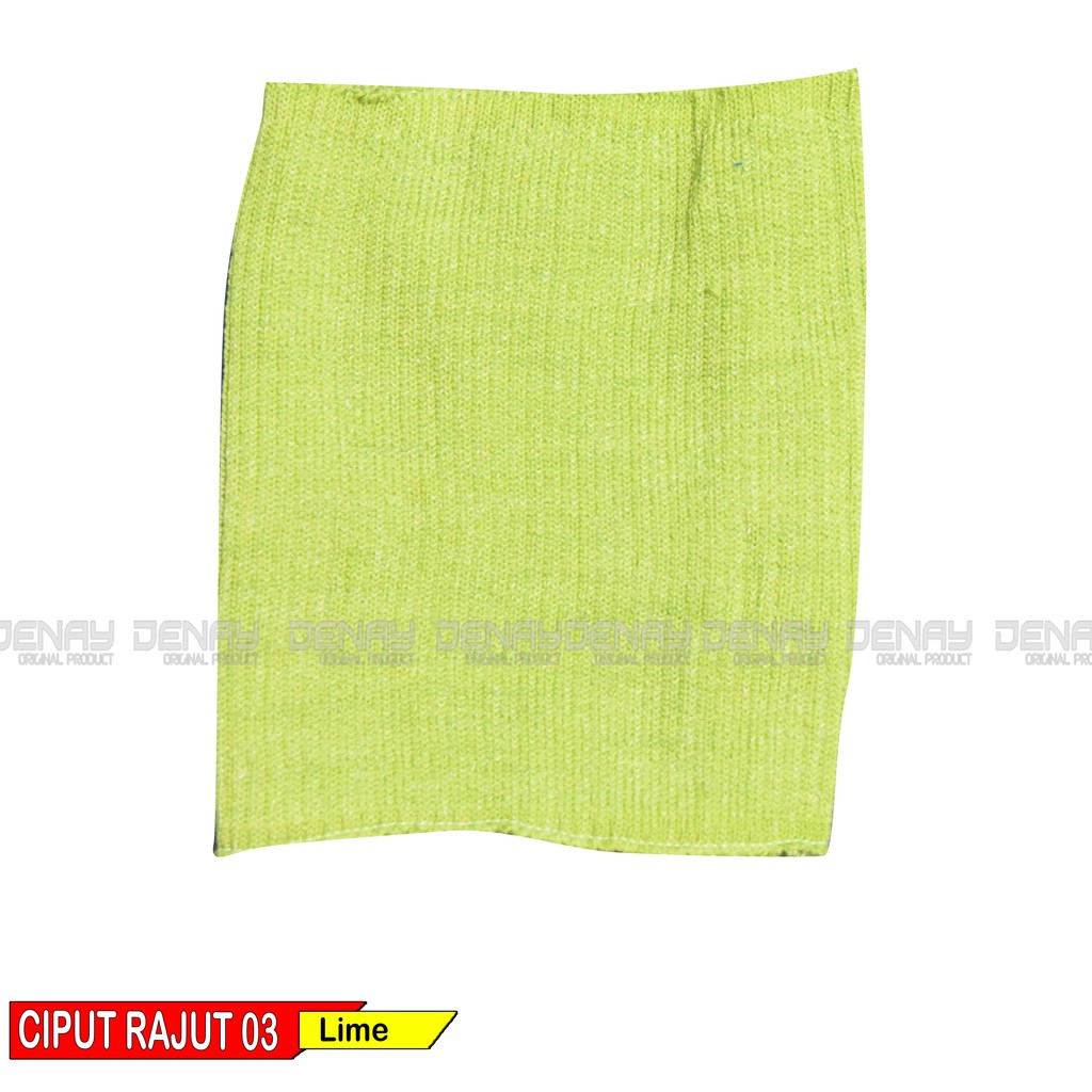 CIPUT RAJUT POLOS - CIPUT BANDANA RAJUT POLOS 1 WARNA ANTI PUSING