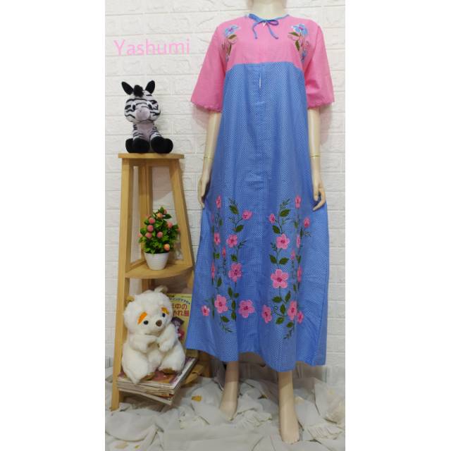 YASHUMI Daster Bordir Malangan Katun Premium L267JP866P