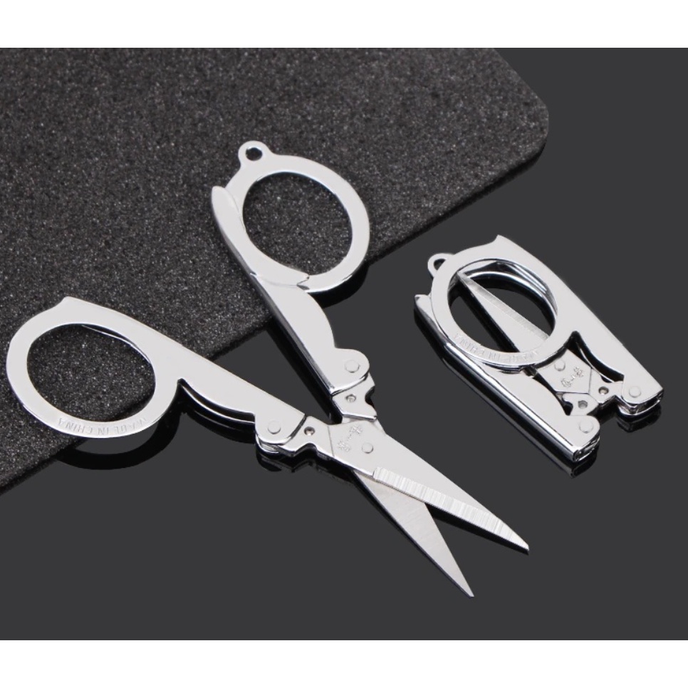 BAJ GUNTING KECIL LIPAT (SATUAN) HERO TRIP SCISSORS Gunting Lipat Mini Stainless Tajam PR096