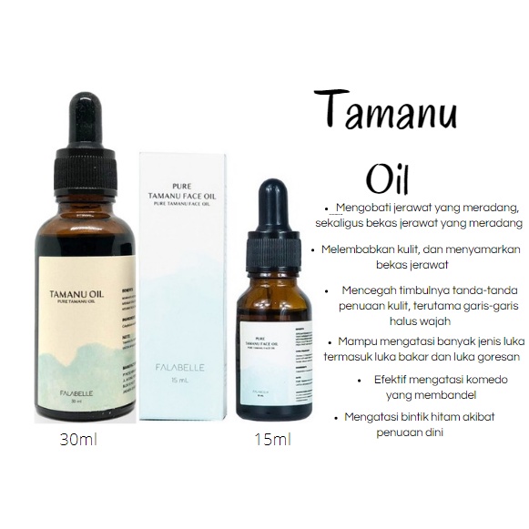 KINDSTORE❤ | Tamanu oil Minyak Oles Jerawat Ampuh 5ml/15ml/30ml