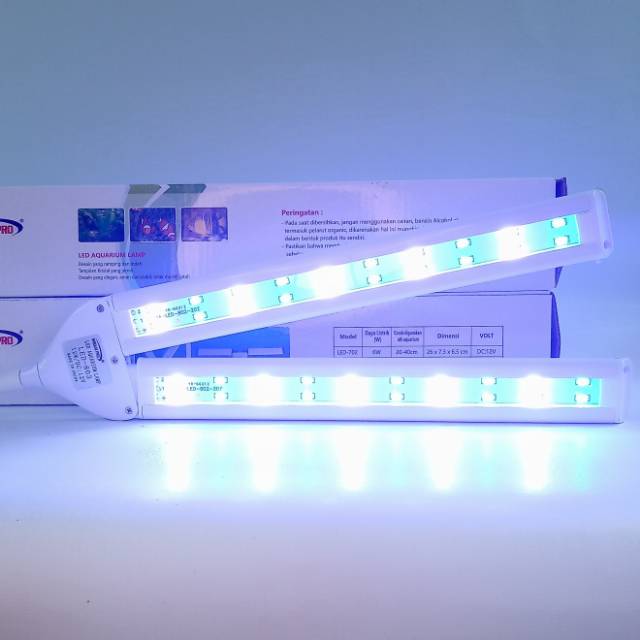 Lampu Sakkai pro LED-803 Jepit Kupu-kupu Nyala 3 mode Aquarium Soliter Aquascape