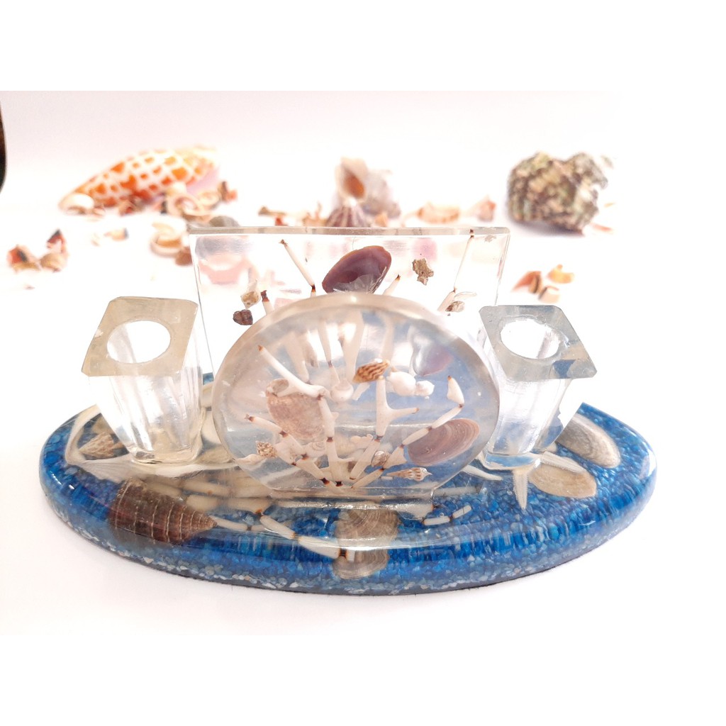 

KHARISMA KERANG - TEMPAT PENSIL RESIN BIRU BESAR DARI KERANG TEMPAT PULPEN TEMPAT ALAT TULIS