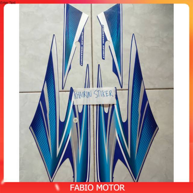 Striping rx king 2003 biru