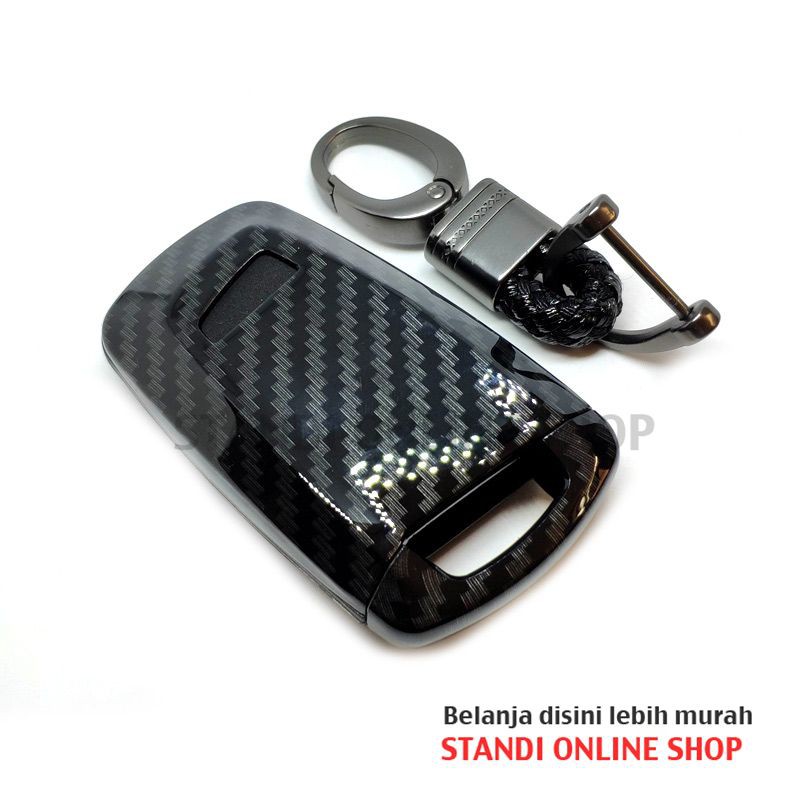 Cover Smartkey Sarung Kunci Remote BMW Seri 3 5 7 F Series Hitam