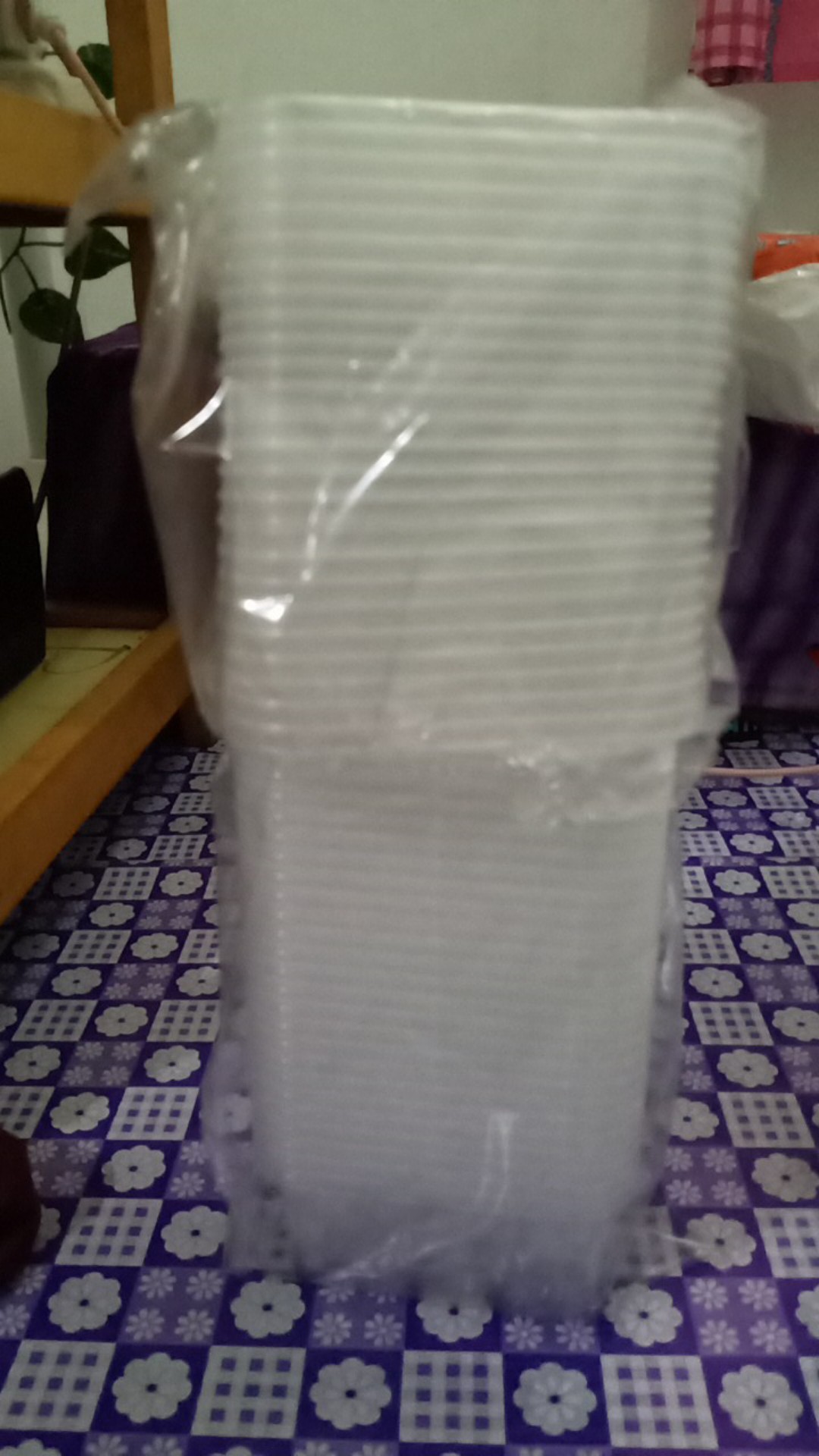 @25pcs Thinwall Dm Rect 250ml + Tutup / Kotak Makan Mini/ Lunch Box 250 Ml