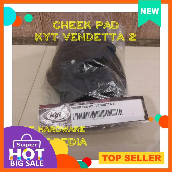 BUSA PIPI CHEEK PAD HELM MOTOR KYT VENDETTA 2 TERMURAH ORIGINAL
