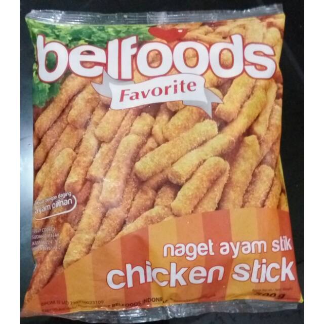 

Belfoods Favorite Chicken Stick Nuggets Naget Ayam 500gr