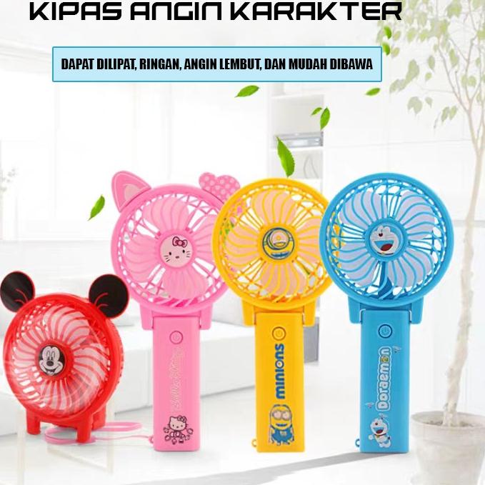 Special JIEKAI Kipas Angin Mini kelinci Goyang Portable mini fan Mode 2019 Baru import fashion kipas