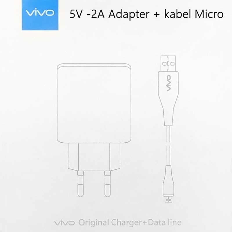 Kabel Data Vooc Micro USB / Type C Vivo V7 V9 V15 Y53 Y91 Y71 X27 X27 PRO Y30 Y30I Y50 X50 Pro Original Fast Charging