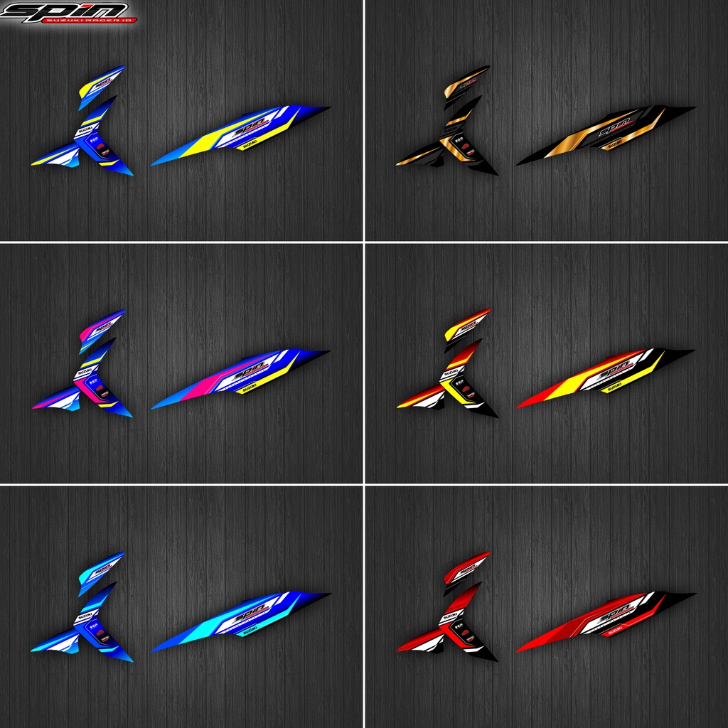 Stiker Striping Variasi Suzuki Spin / Stiker Variasi Spin / Striping Variasi Spin (BISA COD)