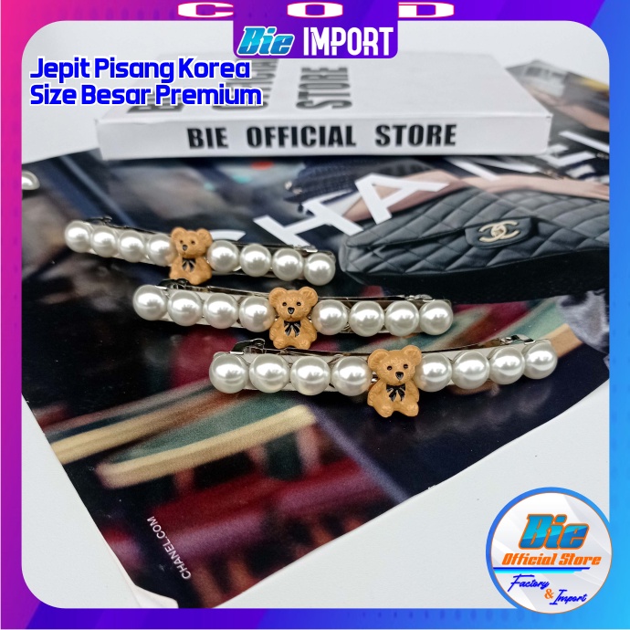 Jepit Jedai Pisang Mutiara Premium Impor Best Seller