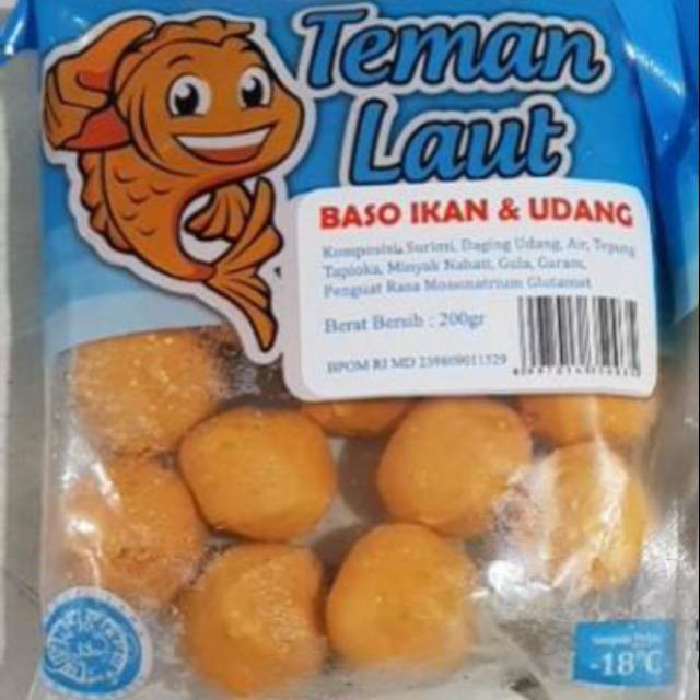 

Teman baso ikan udang 200 gr