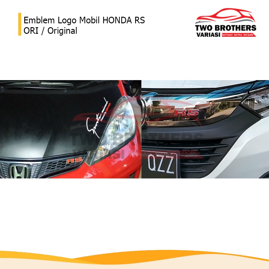 Emblem Logo Mobil HONDA RS ORI / Original