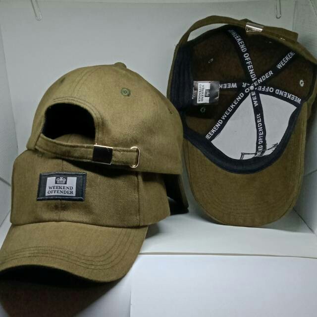 Topi Weekend Offender Casual Topi Pria Kekinian Topi Baseball Polocaps