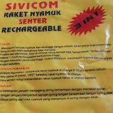 Raket Nyamuk 3 in 1 + SENTER