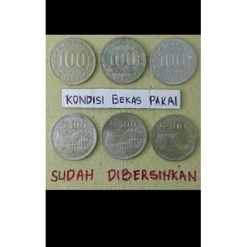 Uang koin 100 rupiah 1973
