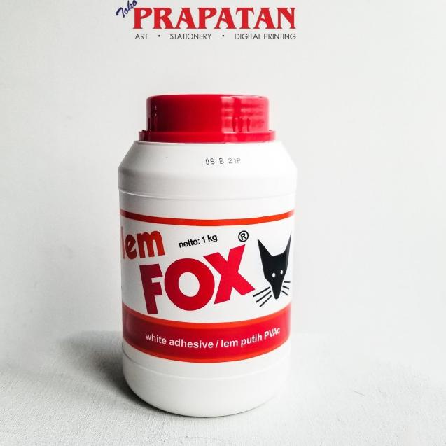 

➦ Lem Fox 1 kg / Lem putih PVAc ←