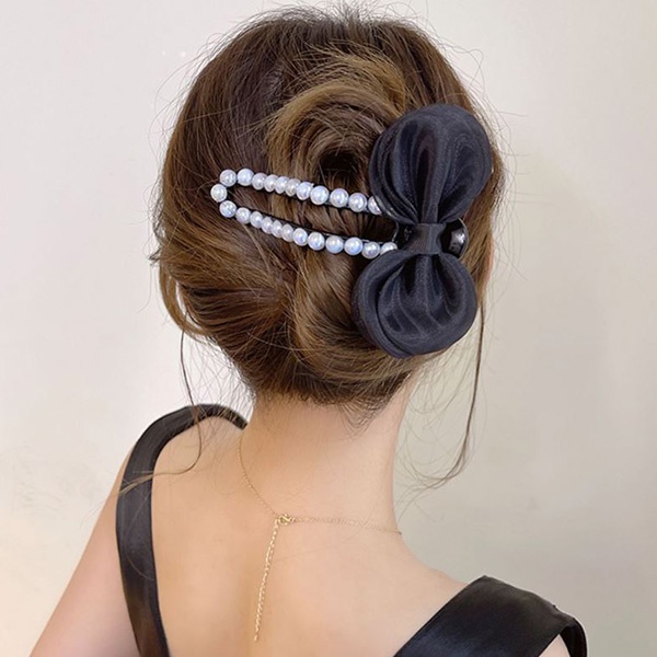 jepit rambut mutiara pita fairy pearl hairclip jje082(3F5)