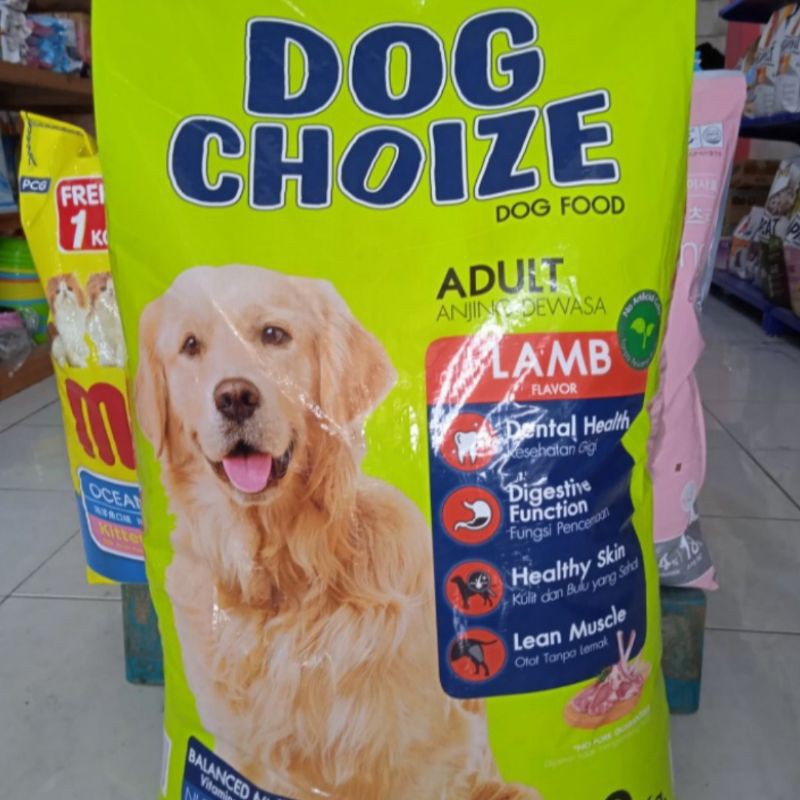 Makanan Anjing Dog Choize Lamb 20kg freshpack Dry food