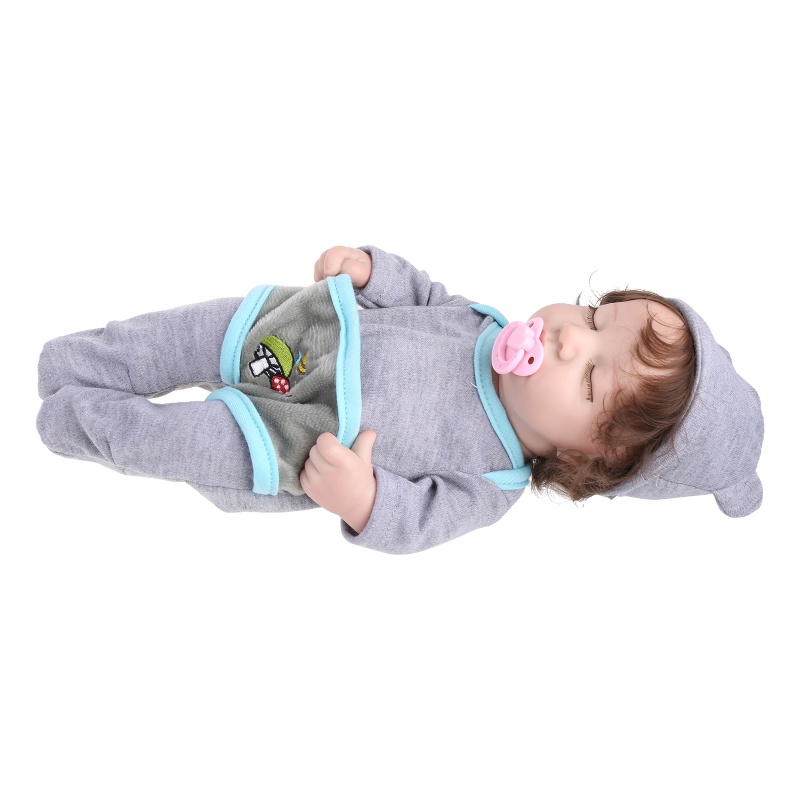 Mary 30cm/11.81in Realisitc Untuk Boneka Tidur Vinyl Aksesoris Mainan Dapat Dicuci Untuk Boneka Look
