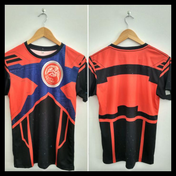 Baju Kaos Pria Distro T-Shirt Sublime - Super Sentai Kyuranger Series Murah Simple Custom