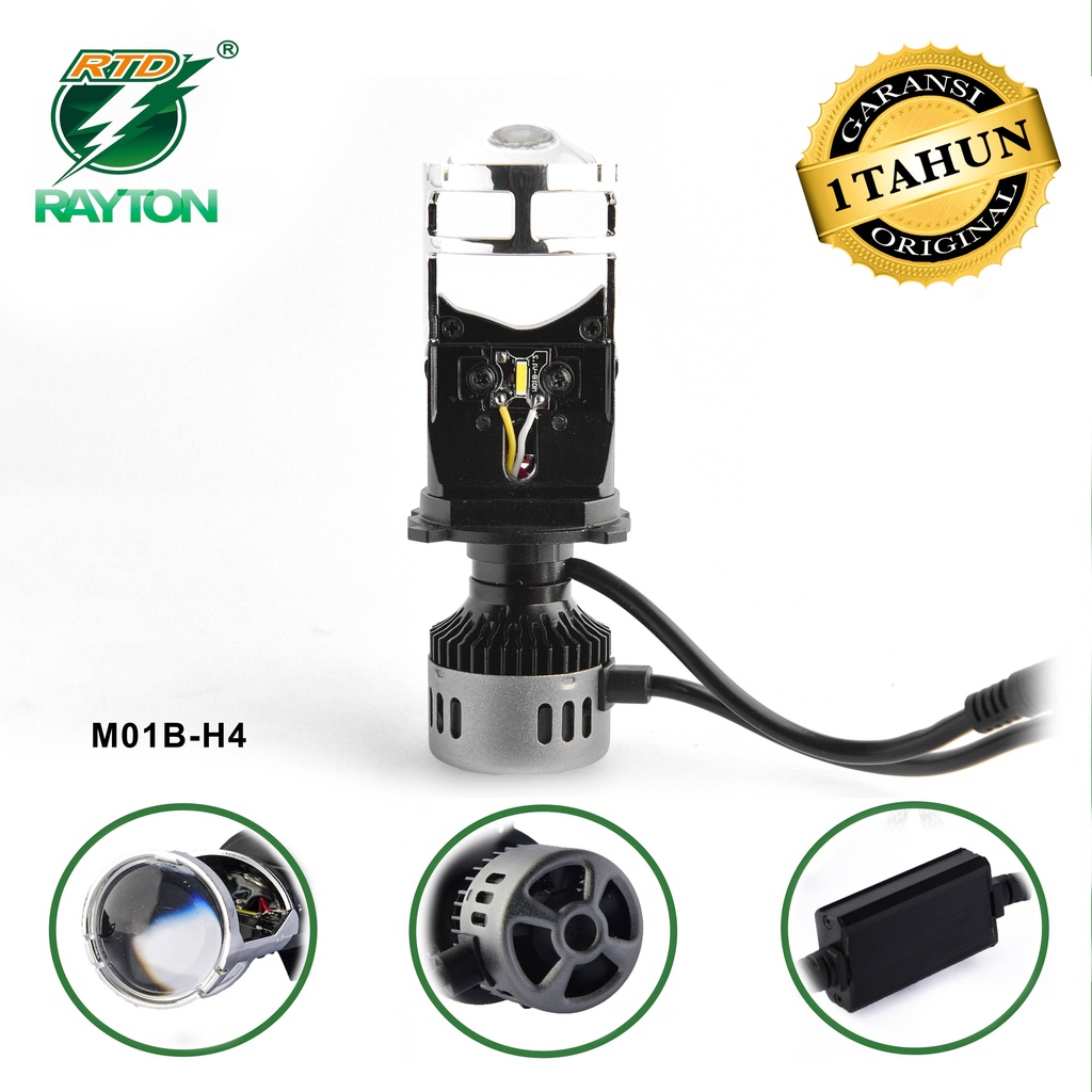 Rayton Led Otomotif M01H-H4 dc9-18V Original