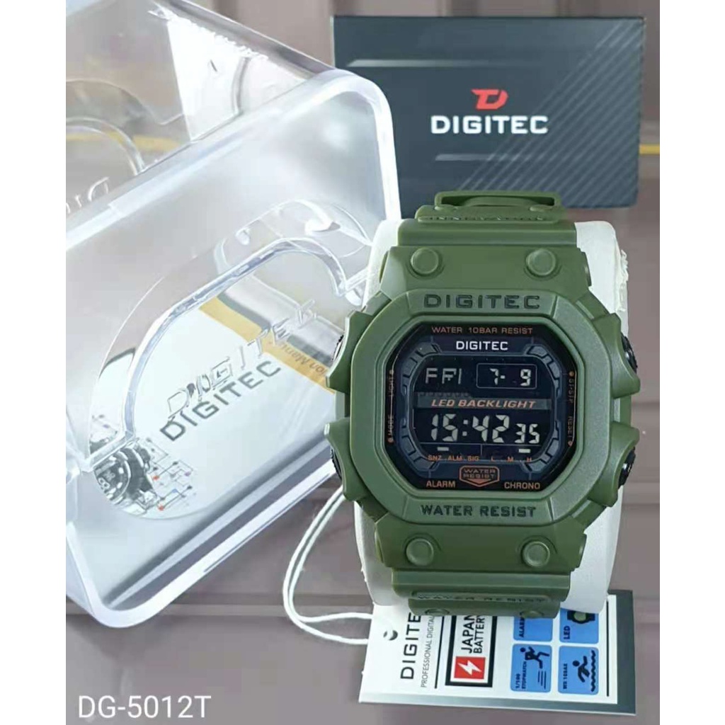 Jam Tangan Pria DIGITEC DG 2012 / DG-2012 / DG2012 /DG5012/ DG 5012 T DG 5012 Watch ORIGINAL