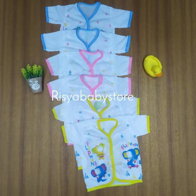 Setengah lusin (6 pcs) BAJU BAYI lengan pendek / Grosir baju bayi murah