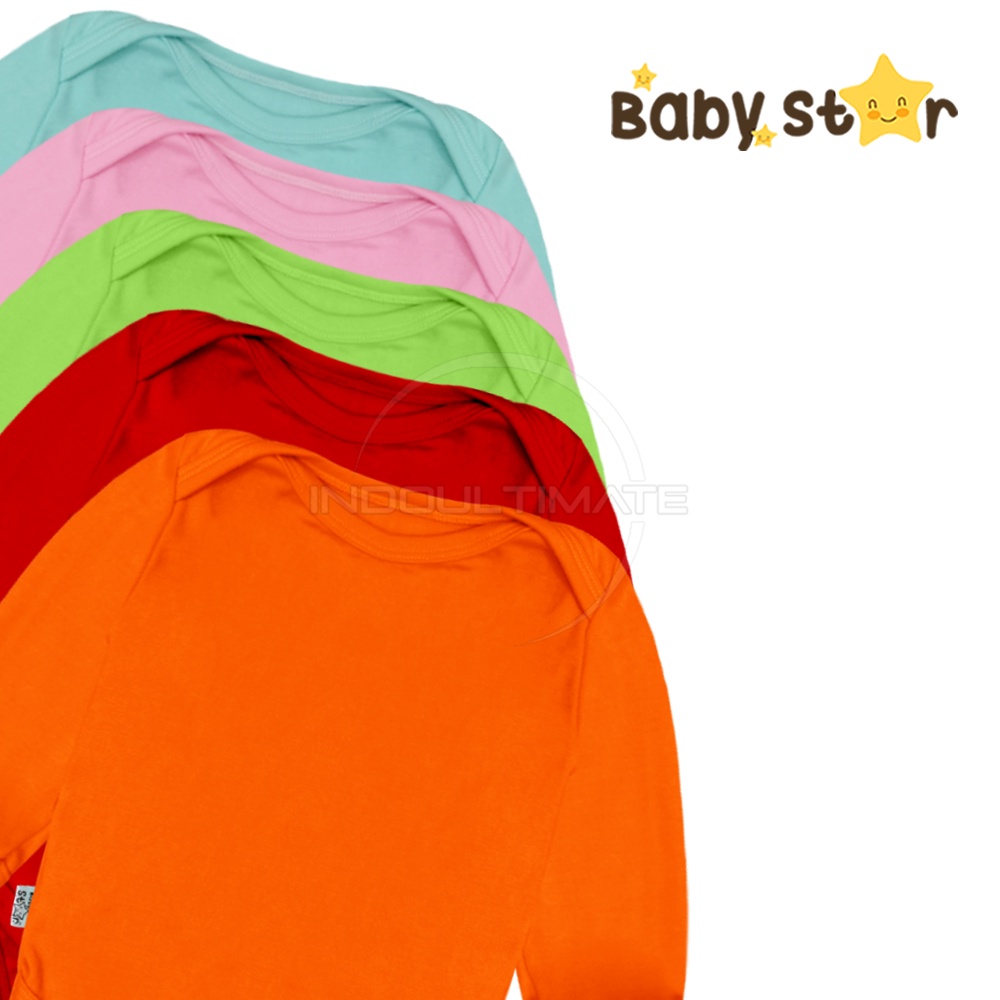 BCS-179 BABY STAR Jumper Bayi Lengan Panjang Jumpsuit Bayi Baju Bayi Pakaian Bayi Jumper bayi Jumsuit bayi Baju Tidur Bayi Laki Laki Perempuan Newborn