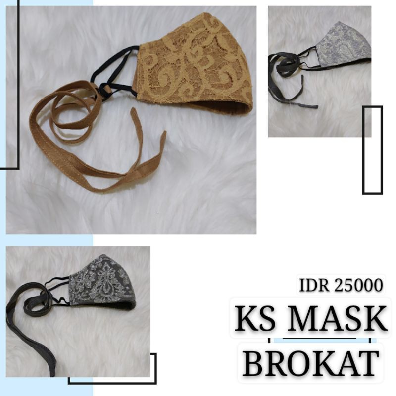 MASKER KAIN BRUKAT 3 PLY II KS