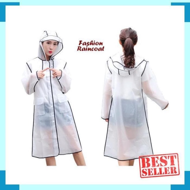 Fashion raincoat jas hujan trendy cowo cewe