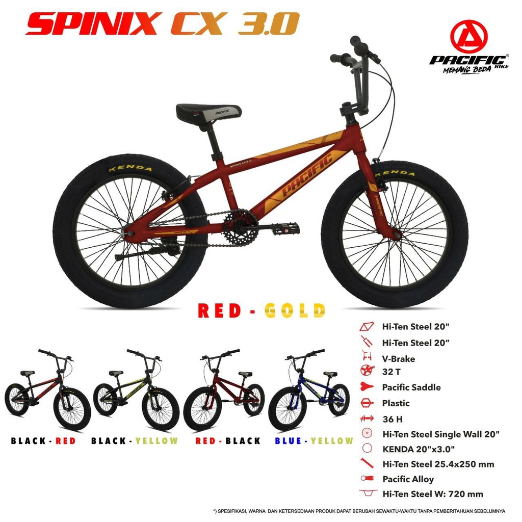 Bazar Sepeda - Sepeda Anak Remaja BMX 20 Inch Pacific Spinix Cx 3.0 Rotor