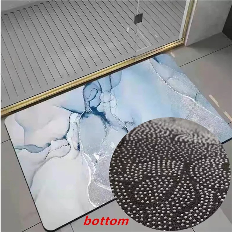 Velvet Mat / Keset Lantai Kaki Bludru Halus Anti Selip Pintu Kamar Mandi