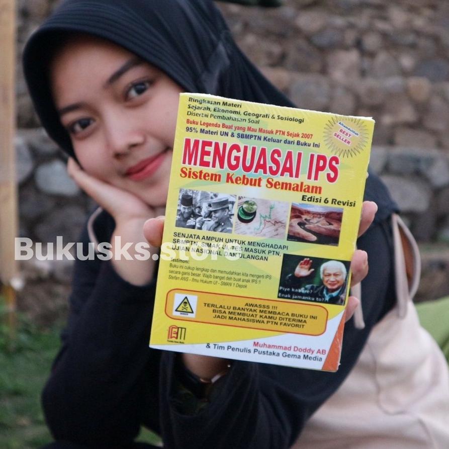 Flash Sale| KODE-491|BUKU SKS MENGUASAI IPS SISTEM KEBUT SEMALAM/ BUKU SKS IPS / SKS SOSHUM 2022-1