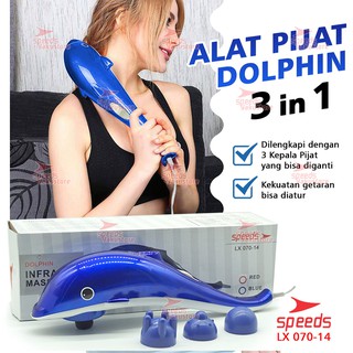 Alat Pijat Dolphin Massager Alat Pijat Elektrik Infrared