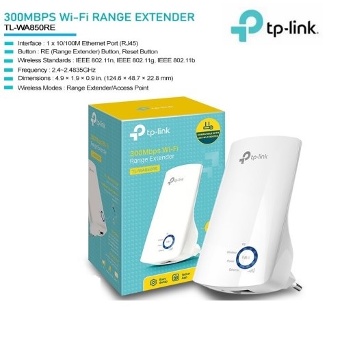 TP-Link TL-WA850RE Penguat Signal TPLINK 850RE Wifi Extender/ Repeater