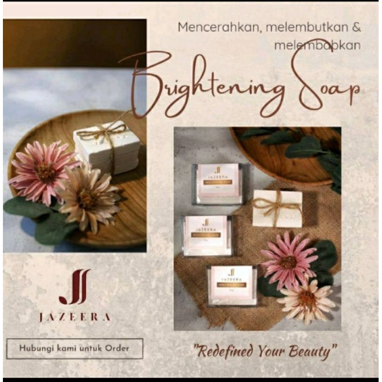 sabun/JAZEERA/Brightening/soap/ori/sabun/muka