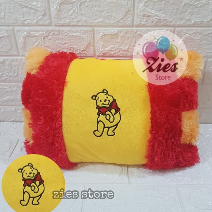 Dijual boneka bantal winnie the pooh / bantal boneka winnie the pooh kotak Diskon