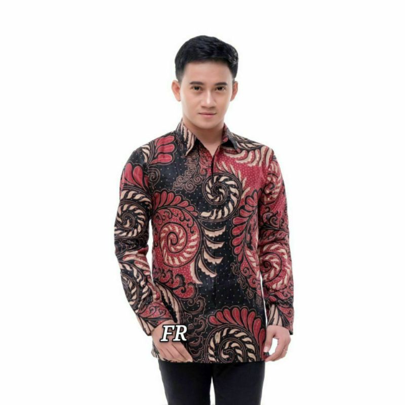 Kemeja Batik Pria Jumbo Baju Seragam Batik Atasan Cowok Motif Corak Yang Menawan Dan Berwibawa